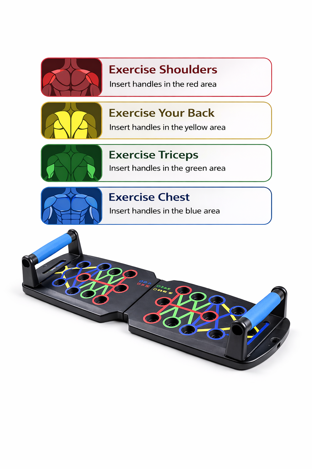 Foldable Push-Up Board Pro