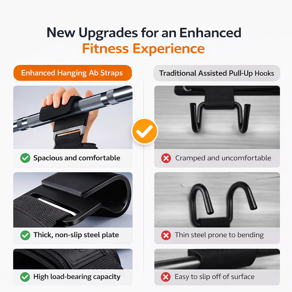 Hanging Ab Straps for Pull-Up Bar