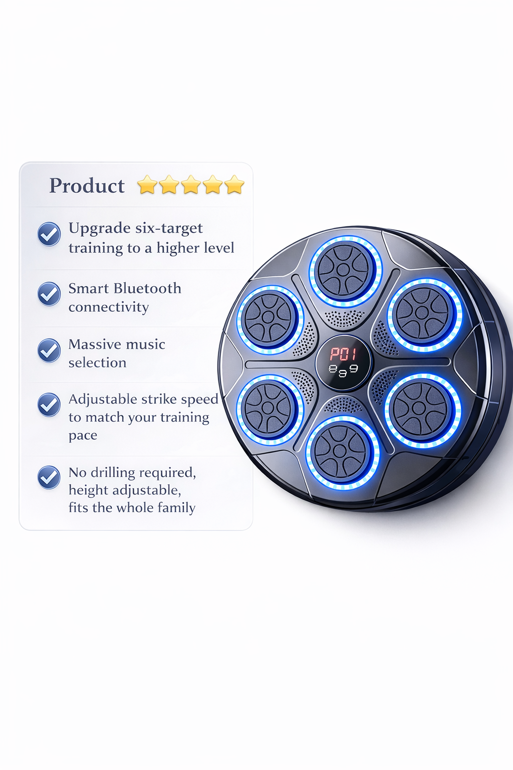 Smart Music Boxing Pad